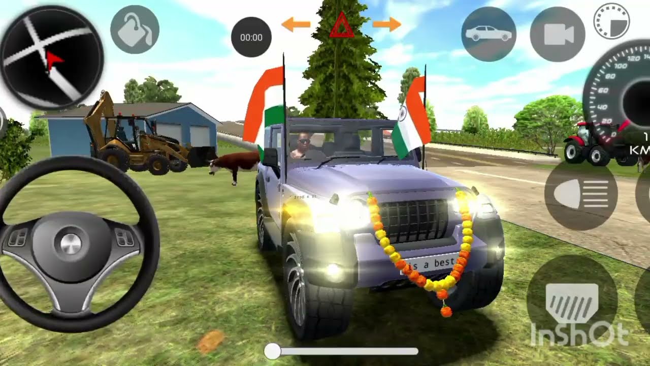 😈MM Truch 3D: Mahindra Thar Extreme Speed Test💨 | Android Car Game😈 part123