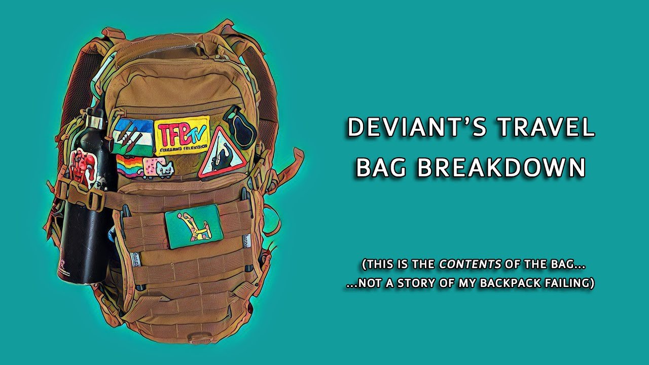 Deviant's Travel Bag Breakdown