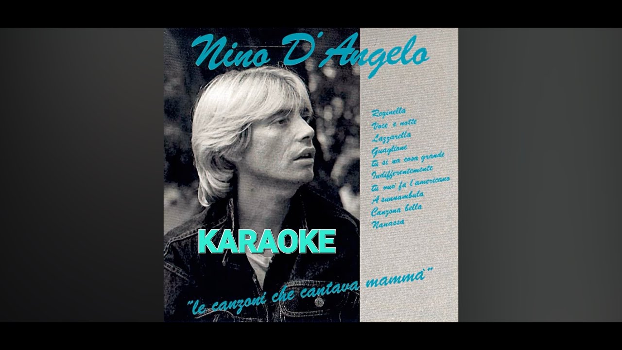 Nino D'angelo indifferentemente KARAOKE