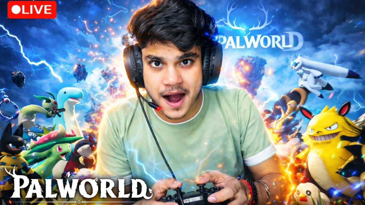 Welcome To Palworld | Live Gameplay 🔴| Ep-2