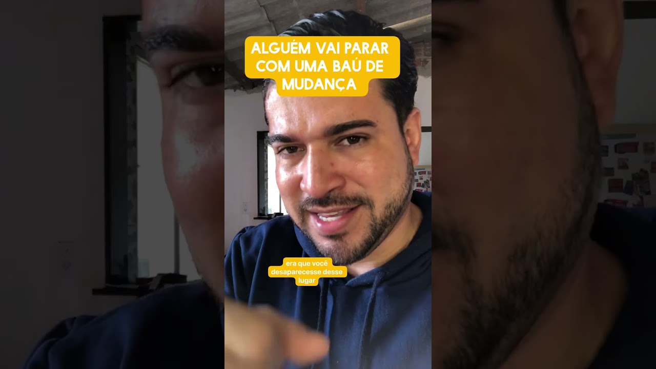 Alguém vai parar com um baú da mudança 