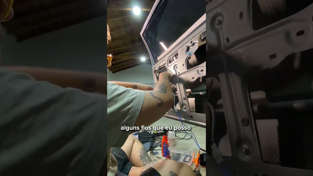 como instalei vidro el&eacute;trico no Uno #automobile #carros #diy #somautomotivo