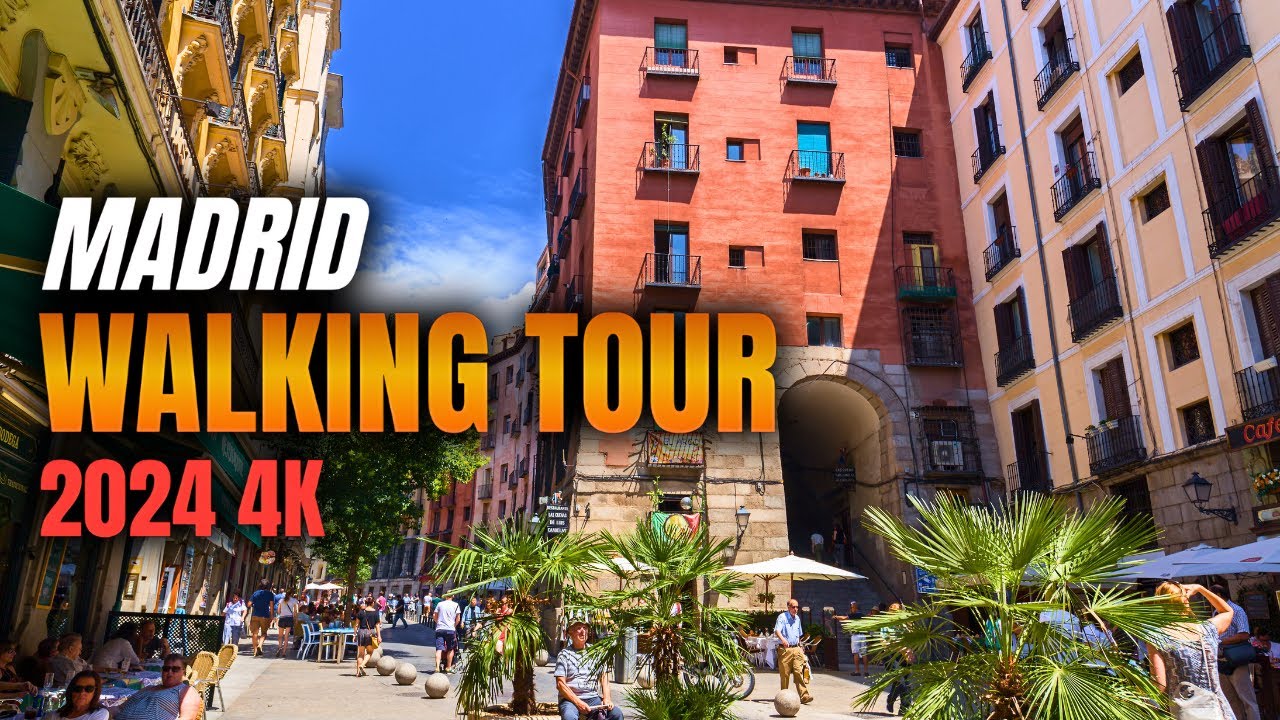 Stunning Madrid Walking Tour 🇪🇸 2024 4k Video