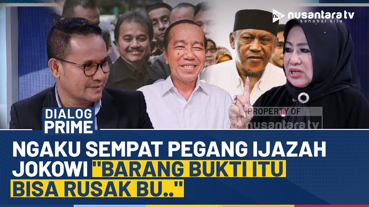 Elida Netty Ngaku Sempat Pegang Ijazah Jokowi, Abdul Gafur: Barang Bukti Itu Bisa Rusak Bu.. | NTV