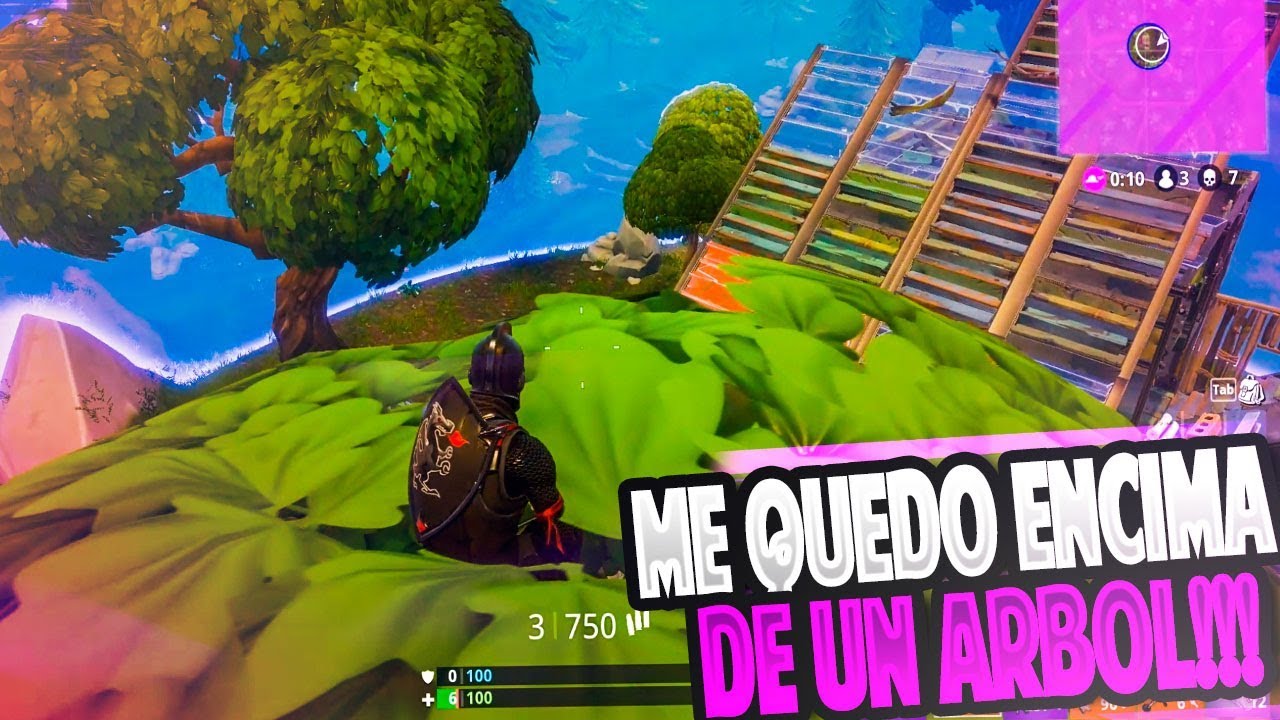 ME QUEDO ENCIMA DE UN ARBOL VS EL ULTIMO!! | FORTNITE: Battle Royale | Rubinho vlc