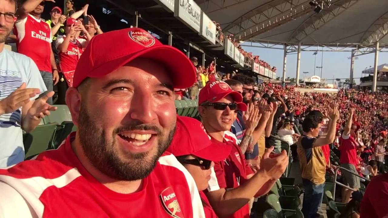 Arsenal vs Chivas kinda of a Vlog! Fight!!? Stubhub Center
