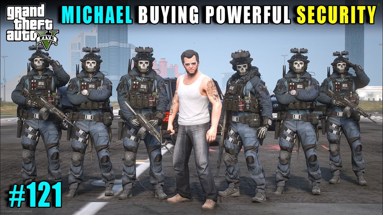 MICHAEL BUYING MOST POWERFUL GHOST SECURITY | GTA 5 GAMEPLAY