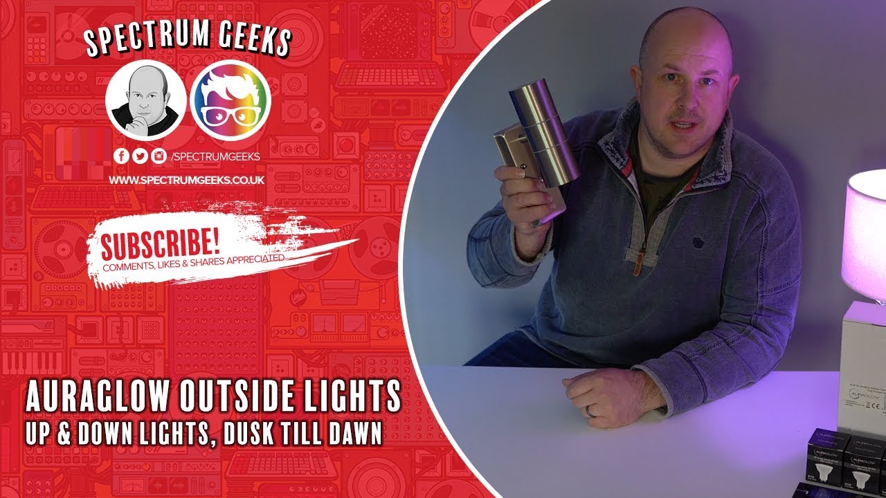 AuraGlow Avebury Up & Down Outdoor Lights Review and Fitting