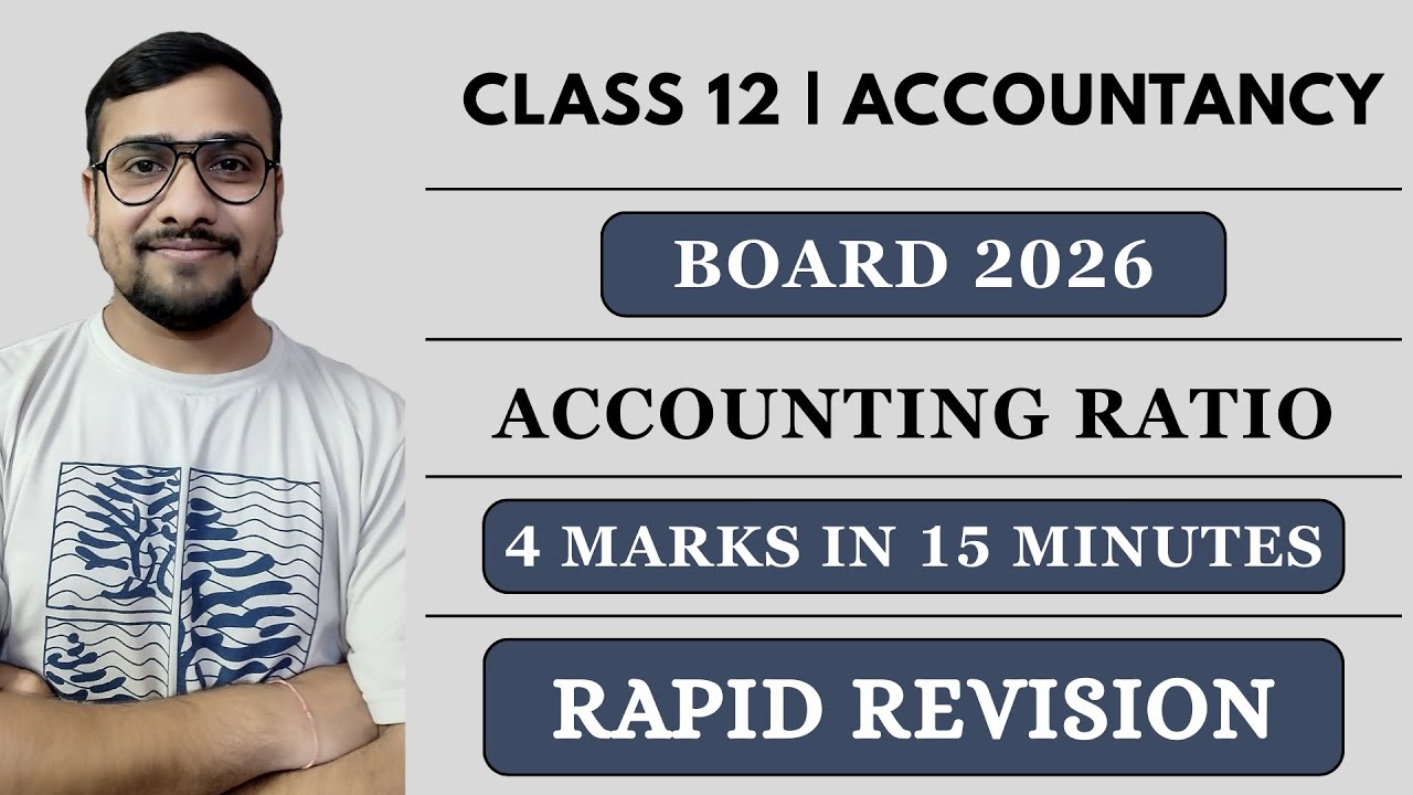 Accounting Ratios | Accountancy | Class 12 | CBSE Board 2026 Exam | Yogesh Aggarwal 