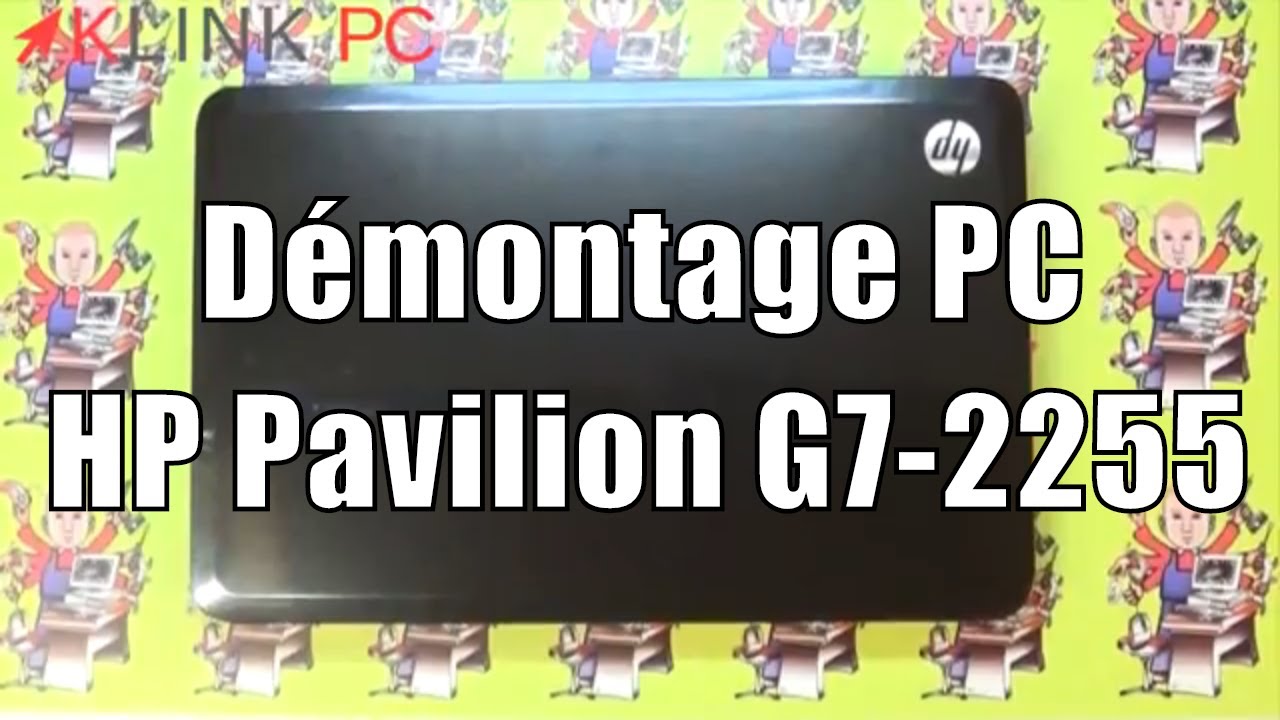 Как разобрать ноутбук HP Pavilion G7-2255