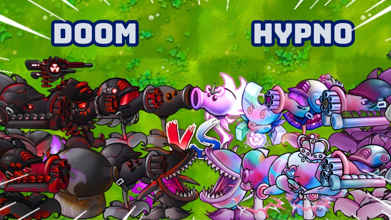 PvZ1 Fusion 3.4 Challengesss!!! Team Doom vs Team Hypno | Who Will Win???