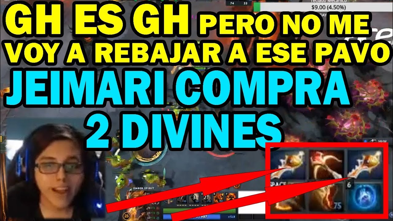 DOTAZO! JEIMARI SE ENFRENTA A GH EN MEDIO Y LO INSULTA | DOTA 2 COSAS