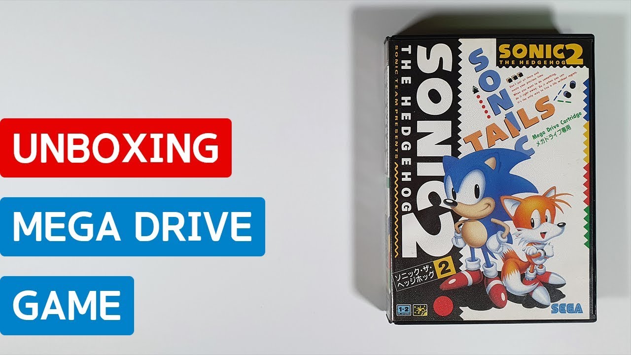 Sonic The Hedgehog 2 (MEGA DRIVE, Japan) - Unboxing
