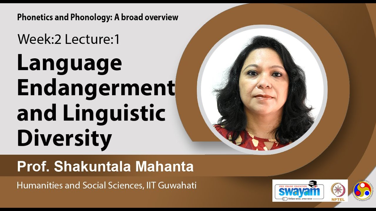Lec 4: Language endangerment and linguistic diversity