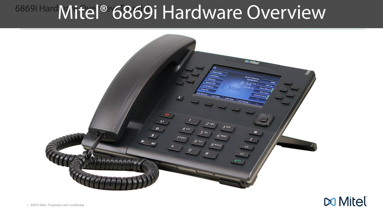 Mitel&reg; 6869i Hardware Overview Tutorial