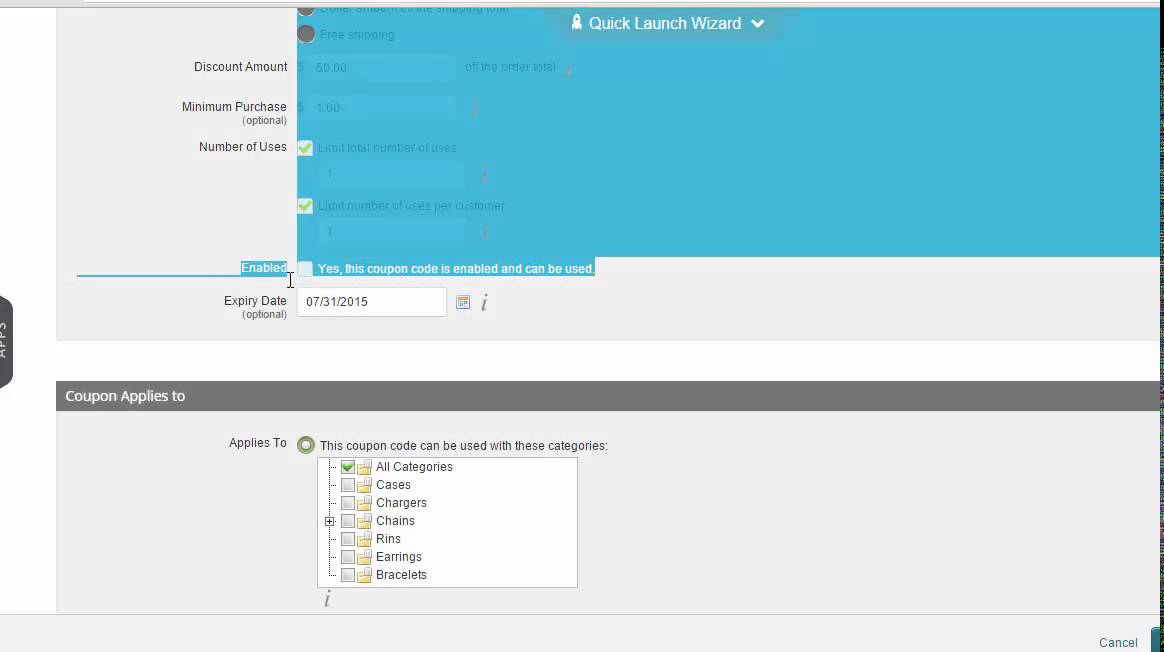 Bigcommerce Bulk Coupon Import