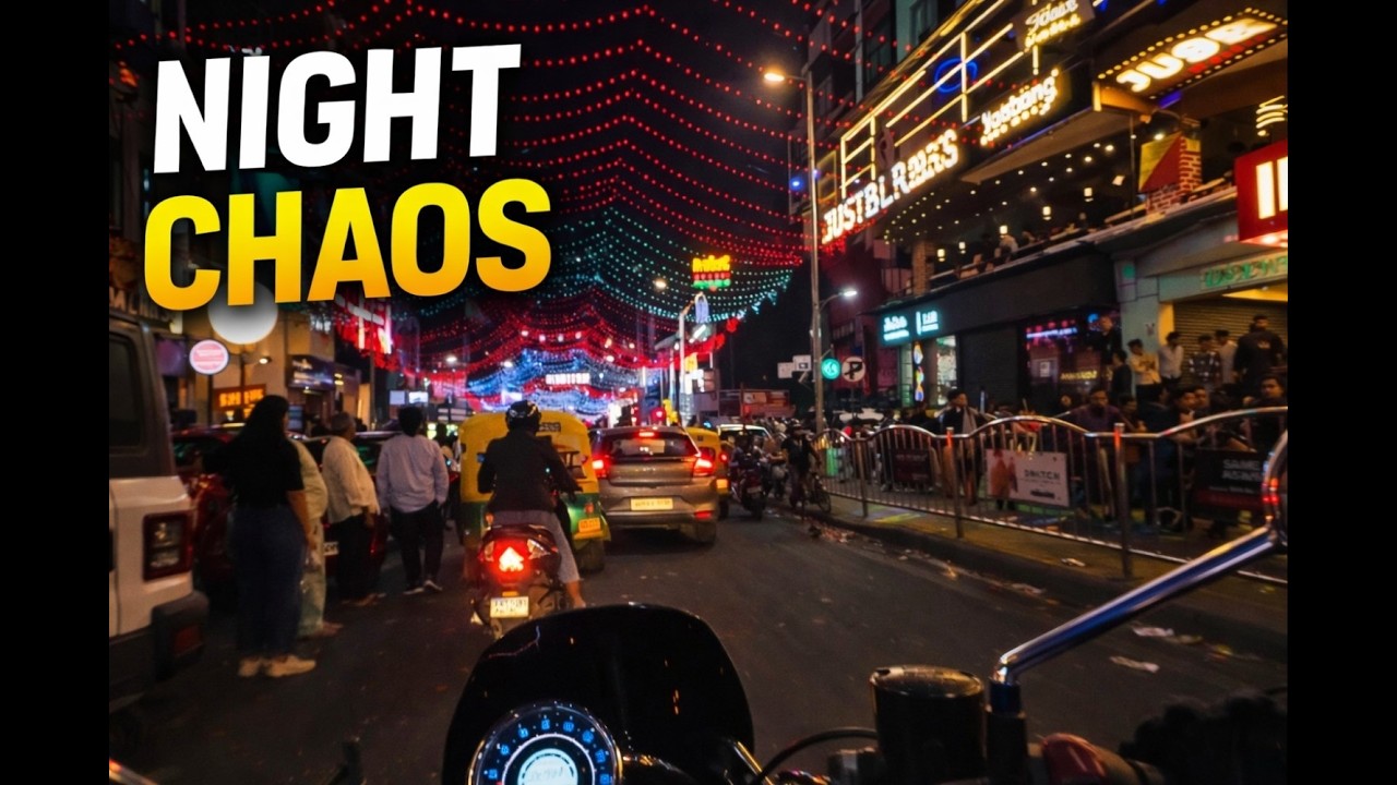 This is Banglore after Dark 😱⏐ Meteor 350 Night Ride