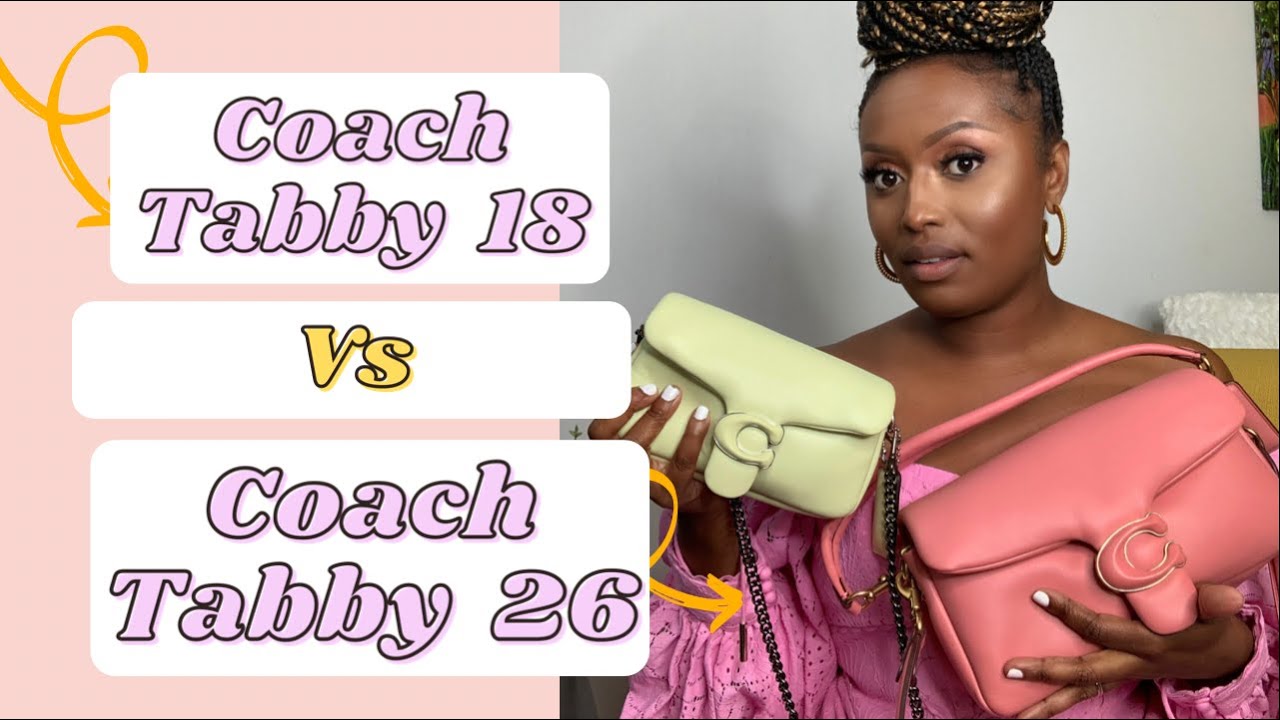 NEW! Coach Pillow Tabby 18 (Mini) vs. Coach Pillow Tabby 26
