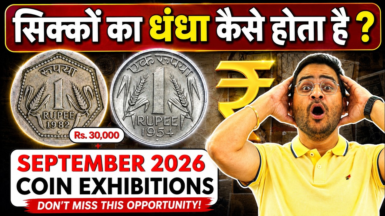 🔥सिक्कों का धंधा! Don't Miss Old Coins Exhibitions Sep 2026! Buy Rare Coins! #CoinExhibitions #Coins