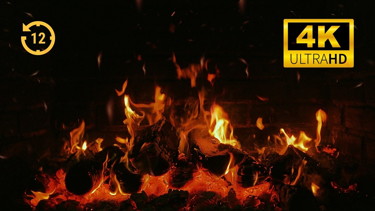 🔥 Fireplace NO ADS. No AI Cozy Fireplace 4K Ultra HD