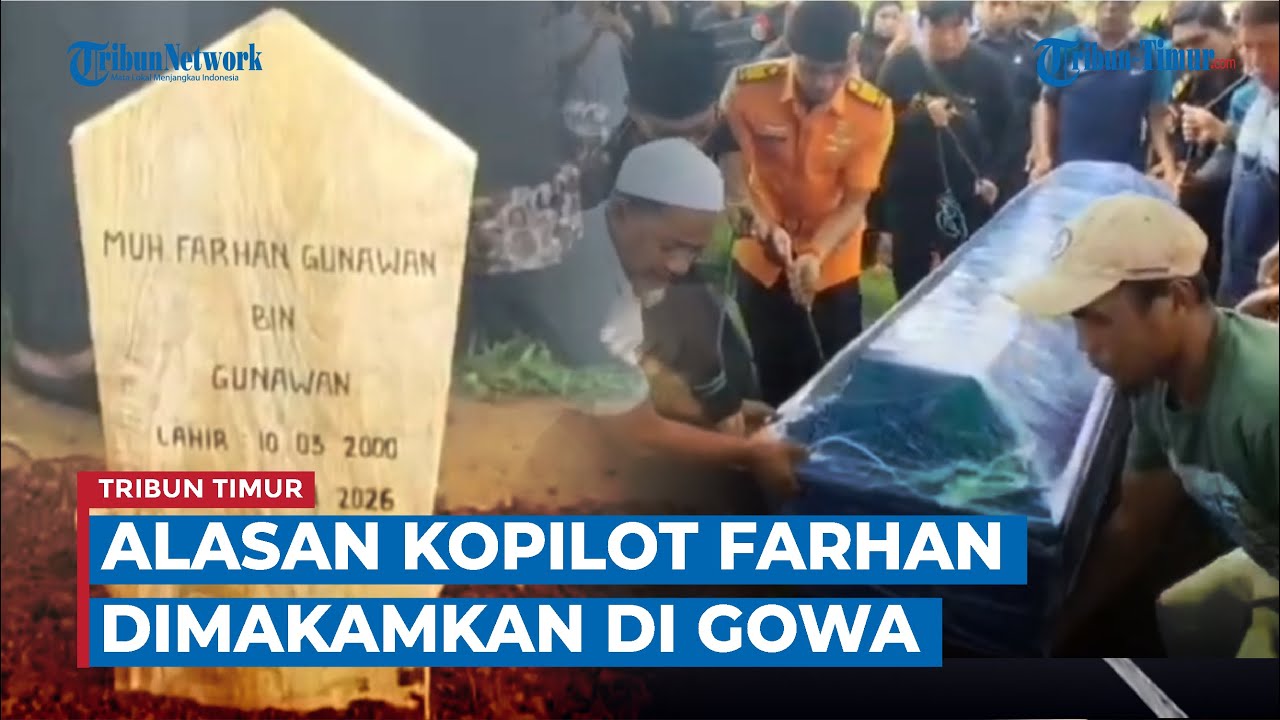 Prosesi Pemakaman Kopilot Pesawat ATR 42-500 Farhan
