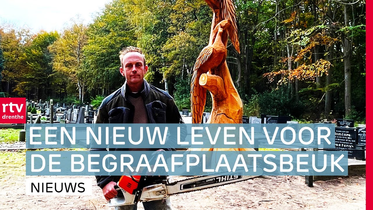 Twee gigantische pauwen sieren nu de begraafplaats | RTV Drenthe