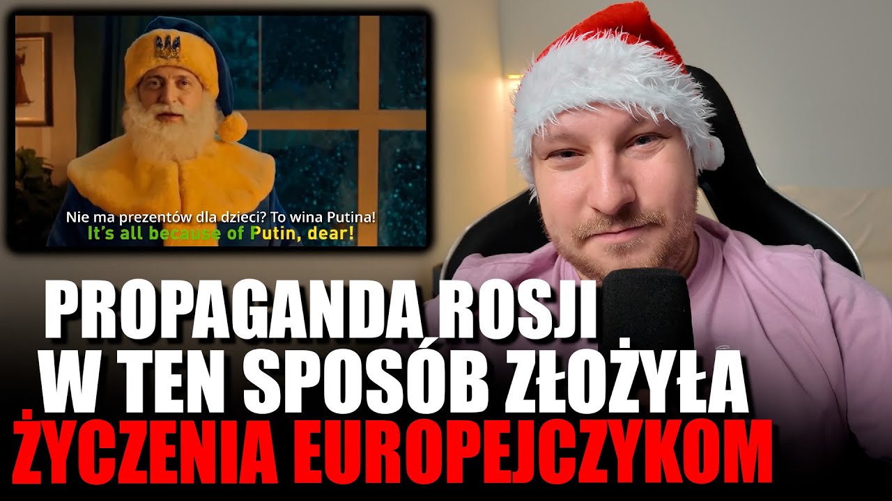 Rosyjska propaganda nagrała bożonarodzeniowe wideo i obraziła Rosjan