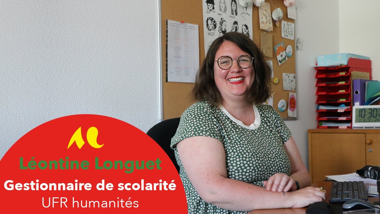 Léontine Longuet, gestionnaire de scolarité à l'UFR Humanités