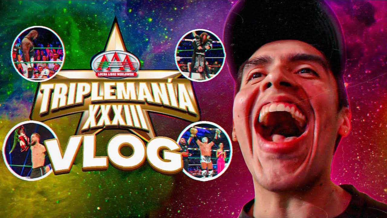 Así se vivió TRIPLEMANIA 33 en CDMX 🇲🇽 - Fue MUY DIFERENTE 🇺🇸 (WWE)