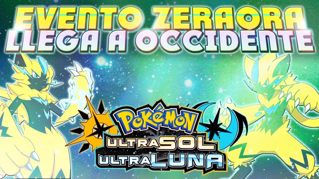 EVENTO DE ZERAORA LLEGA YA A OCCIDENTE! POKÉMON ULTRASOL Y ULTRALUNA