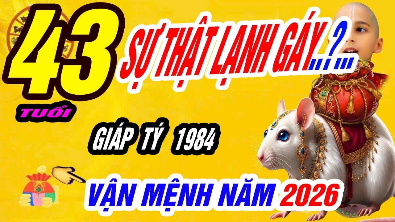 SỰ THẬT GÂY SỐC về VẬN tiền bạc tuổi GIÁP TÝ 1984 năm bính ngọ 2026