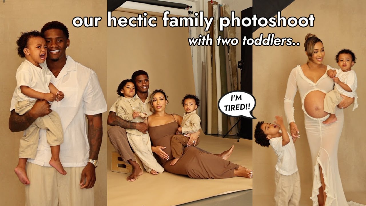 Our Hectic Family Photoshoot With TWO Toddlers!