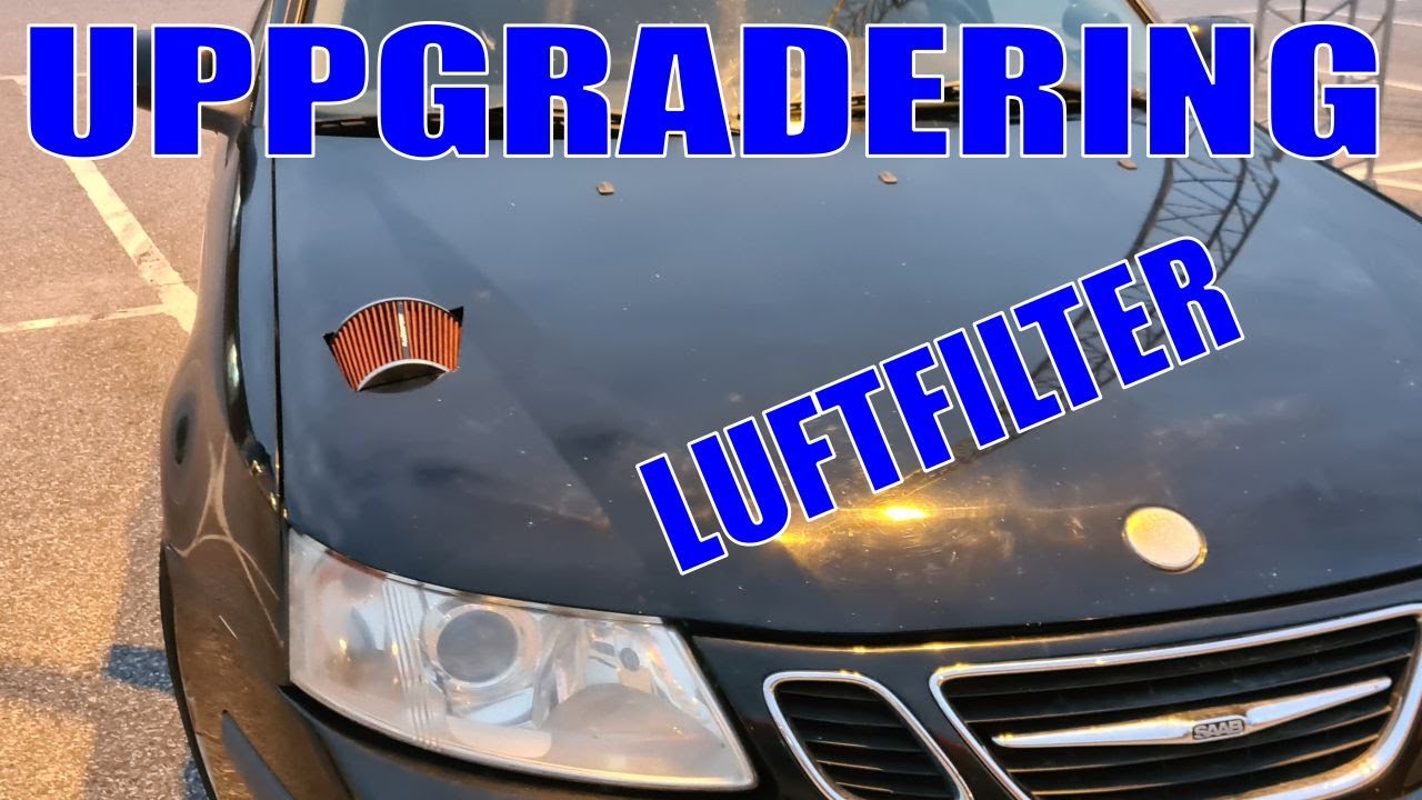 Montering Sportluftfilter Saab 9-3 2.0T