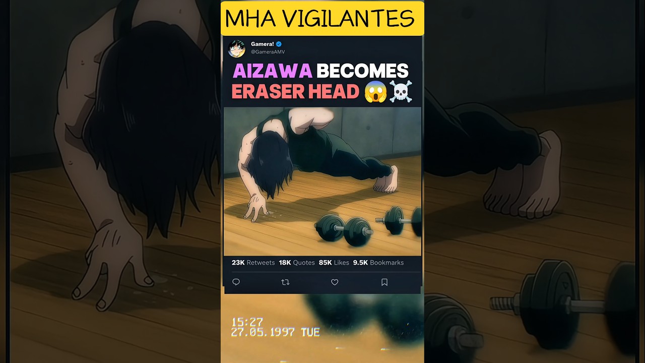 AIZAWA becomes ERASER HEAD 😱☠️ | #myheroacademia #edit #mha #amv #anime