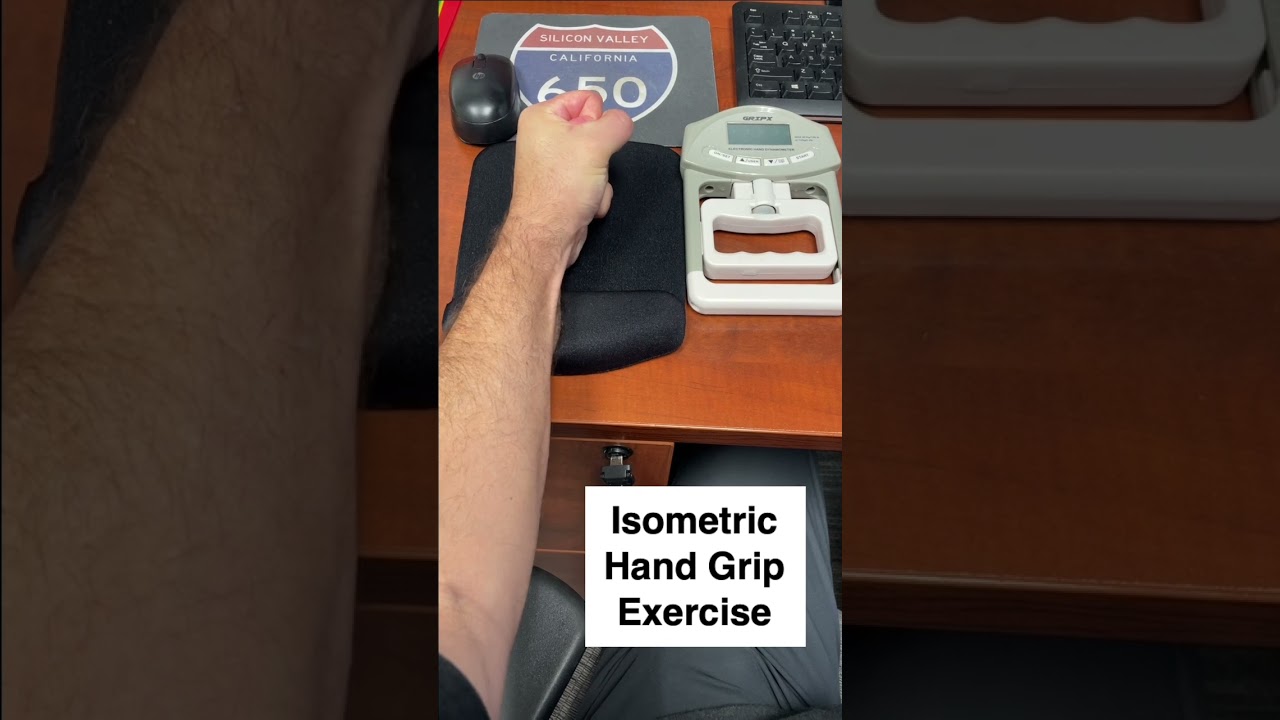 Isometric Grip Strength Exercise | Allan Mishra, MD | VyVerse.com