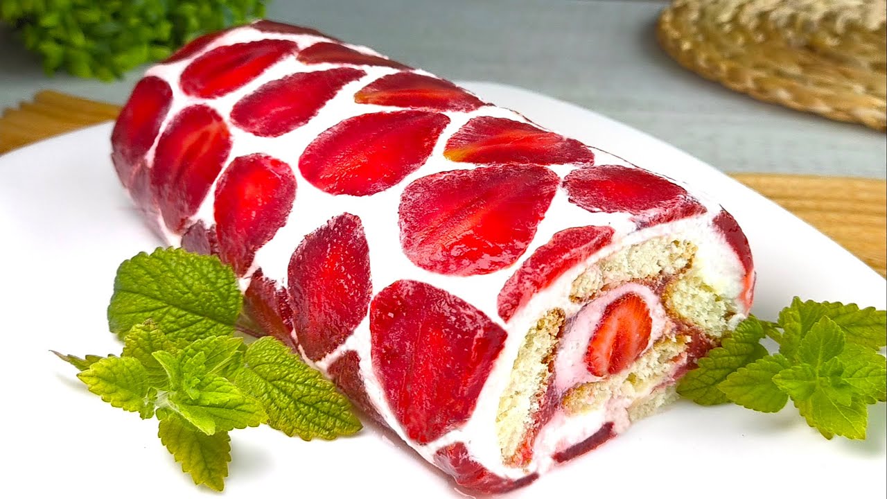 Оригинальный итальянский клубничный тирамису за 5 минут! Боже, как вкусно!