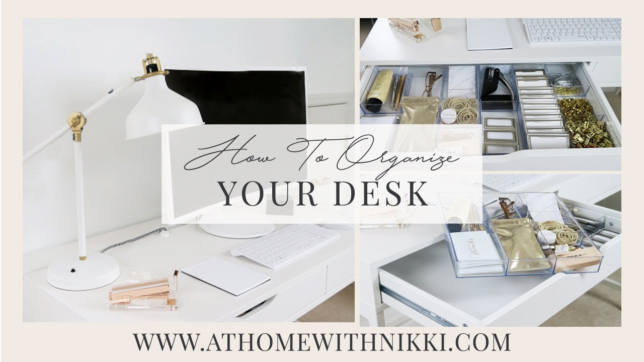 HOME ORGANIZING | DESK ORGANIZATION IDEAS | How To Organize Your Desk