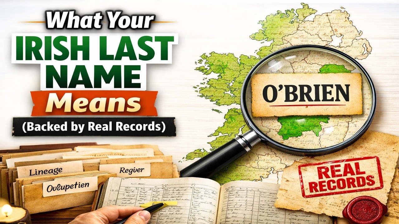 What Your Irish Surname Means (Backed by Real Records)