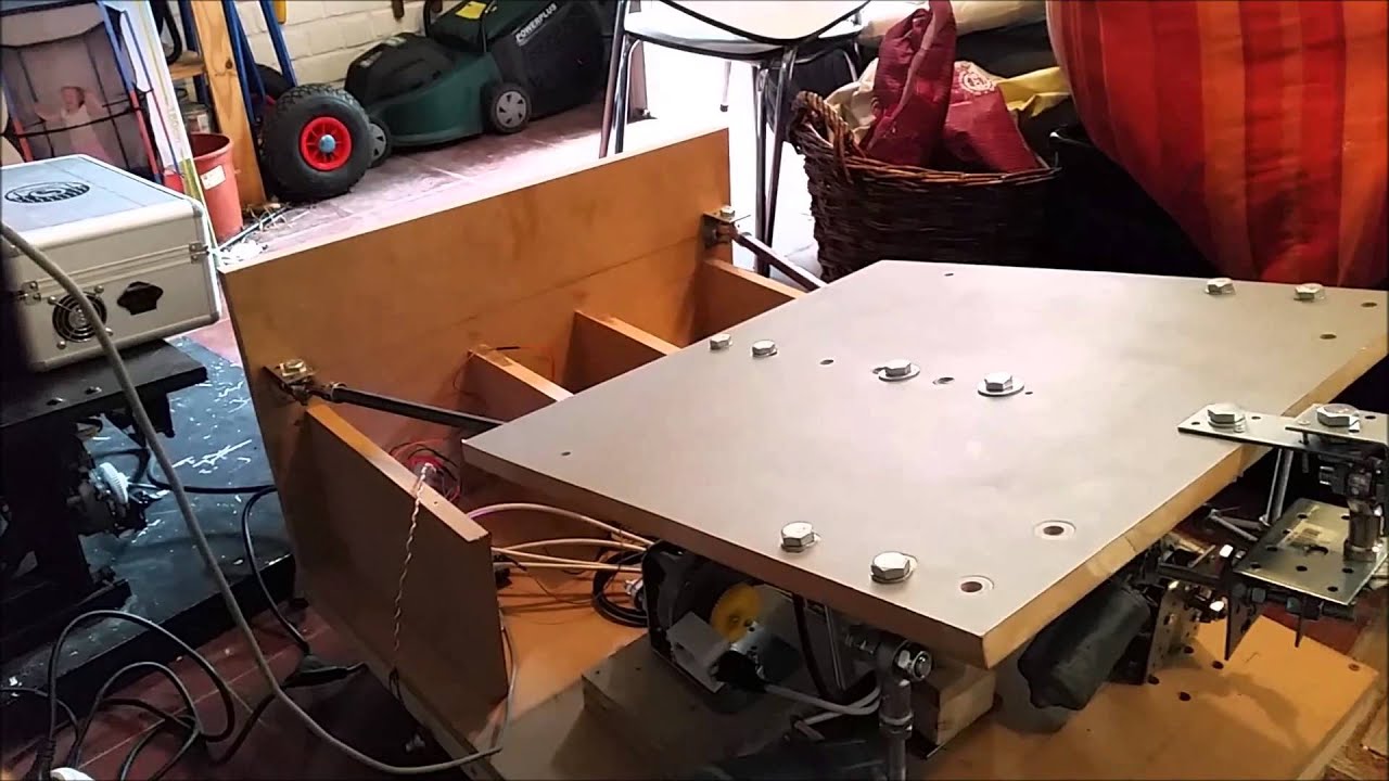 DIY Simulateur 4 DOF - Tests &agrave; vide
