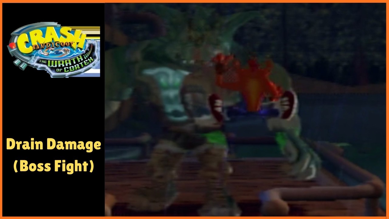 Beating Every Crash Bandicoot Game | Wrath of Cortex (Part 4) - Drain Damage (Boss Fight)