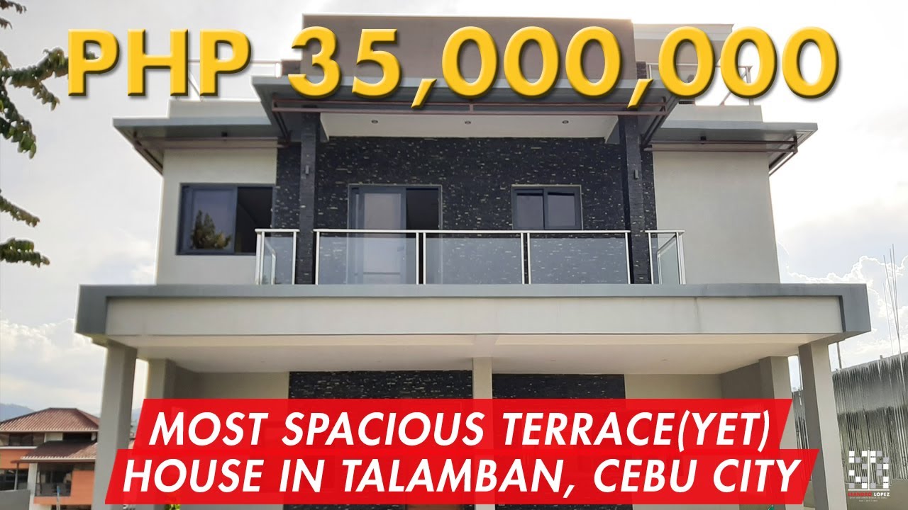 House in Talamban, Cebu City with Very Spacious Terrace and Amazing City and Sea View | LeandroLopez