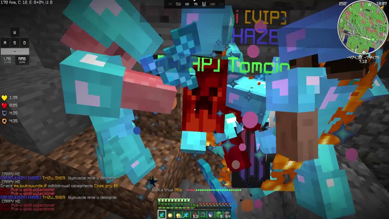 [ GILDIA CRAP ] | Obrona gildii CRAP | FART & XRAY & NERD & KRET & MIND & HELF vs CRAP & HAZE & BSQ