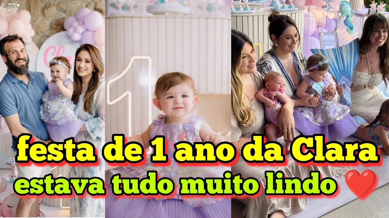 Família santina, festa de 1 ano de clara, estava tudo  perfeito, vlogzinho do dia da família.