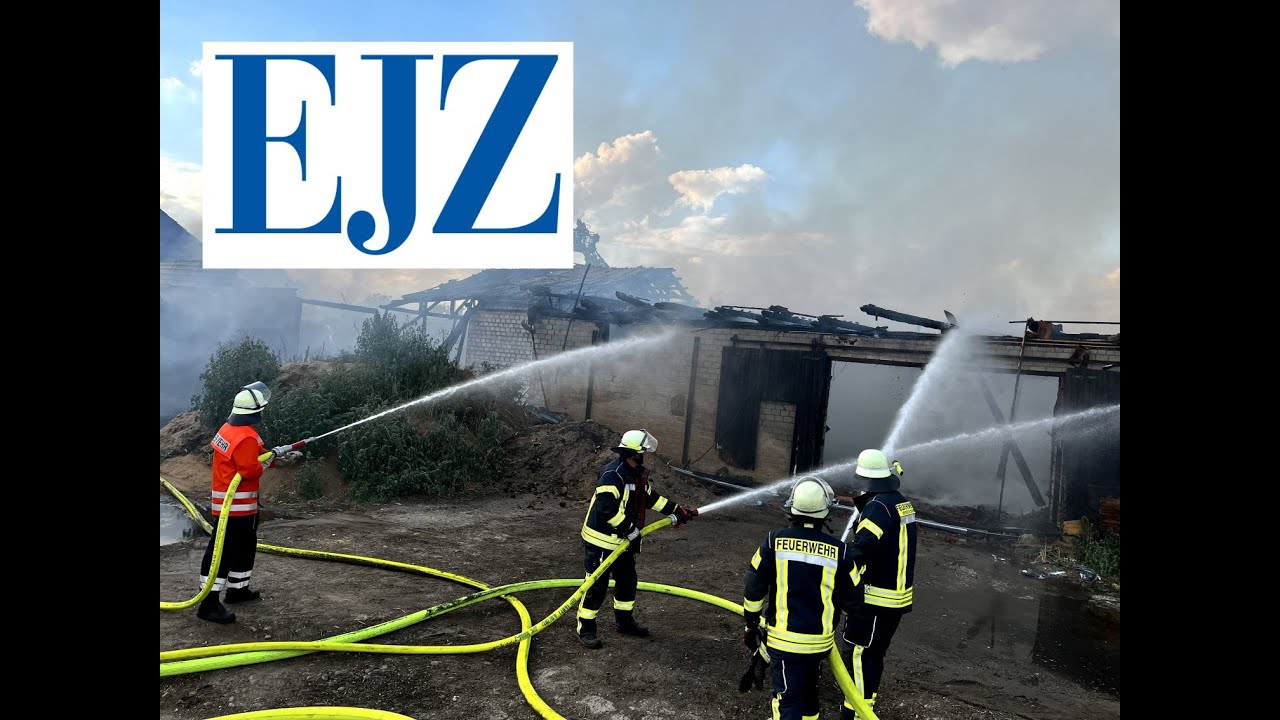 Feuer zerstört Bauernhof im Wendland