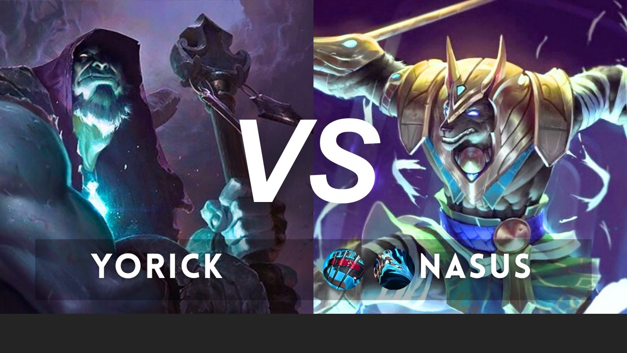 CRIT NASUS CAN OUTHEAL YOU | Yorick VS Fiendhunter Bolts Nasus