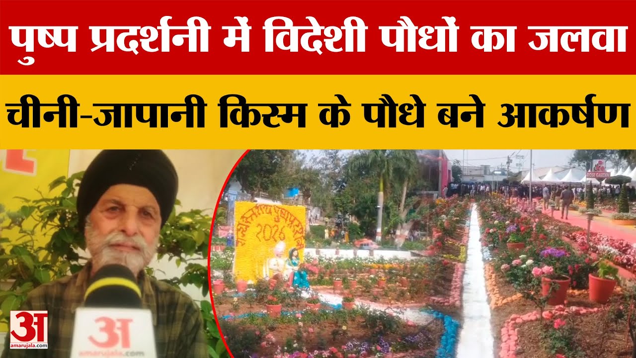 Bhopal News: भोपाल की पुष्प प्रदर्शनी में विदेशी पौधों का जलवा, तीन दिन चलेगा आयोजन | Madhya Pradesh