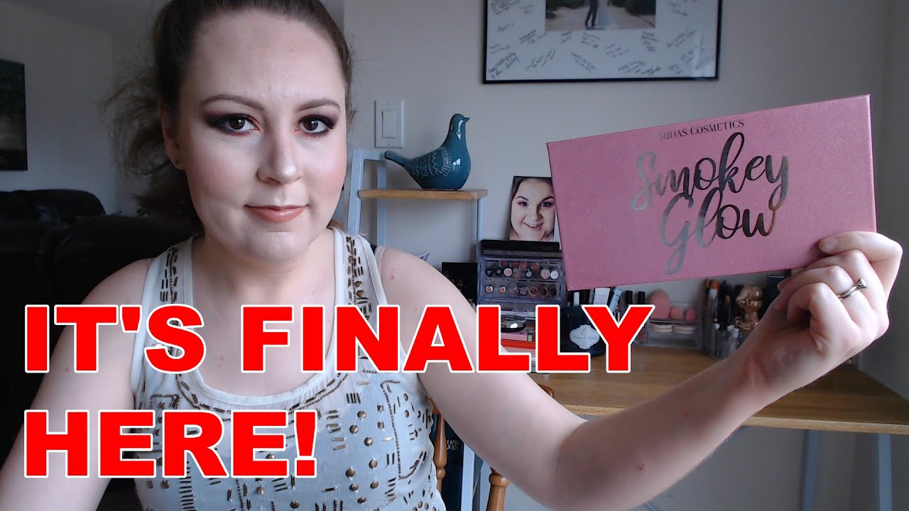 I FINALLY GOT THE SMOKEY GLOW PALETTE! LETS SWATCH IT AND TRY IT OUT! [My first impressions]