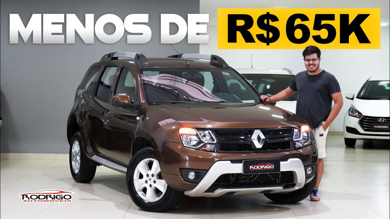 EXCELENTE SUV BARATO com POUCOS DONOS e TOTALMENTE REVISADO à venda na Rodrigo! RENAULT DUSTER 2016!
