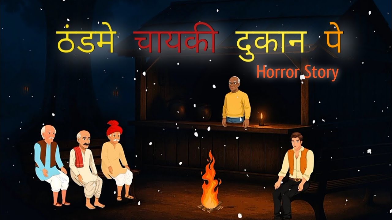 Thand me chai ki dukan pe – Real Ghost 2D Cartoon Story | #darawani #bhootiya #hindikahani