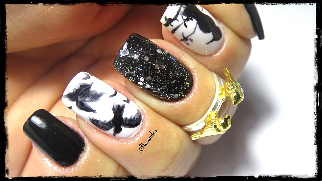 Unhas decoradas p&aacute;ssaro super f&aacute;cil pra fazer
